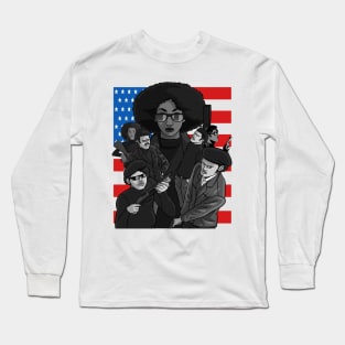 Black Panther Party Juneteenth Long Sleeve T-Shirt